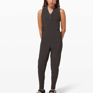 Lululemon Sarala Jumpsuit *lululemon lab Black Granite size 8